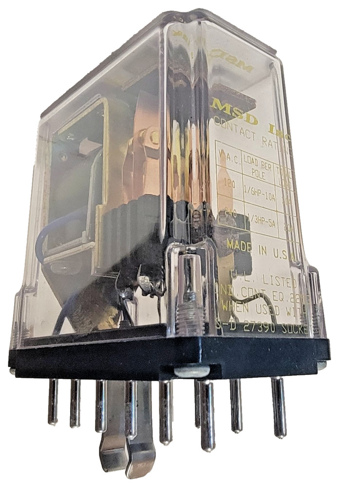 MSD Inc. 219XBXP – 120 Control Relay 120VAC Coil Volt