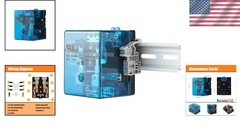 Electromagnetic Relay Set with Din Rail AC 110V 80A Contact Compatibility