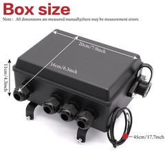 Winch Solenoid Relay Control Pre Wired Box for 8000-17000lbs Electric Winch