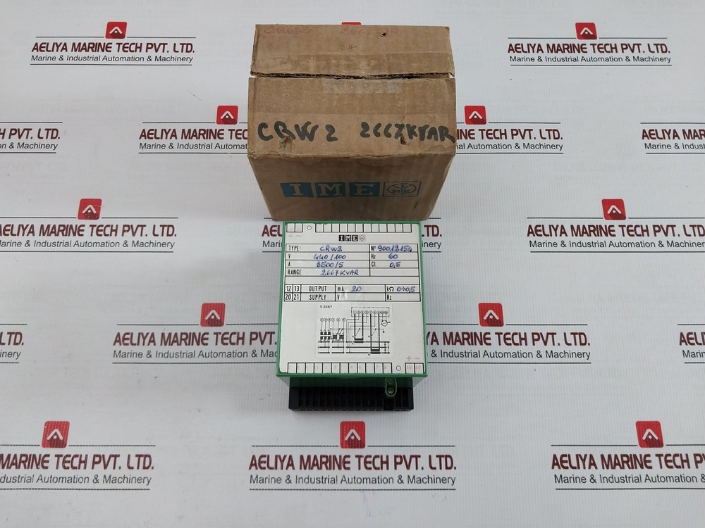 IME CRW2 Power Transducer Alarm Relay 2667 KVAR 20MA