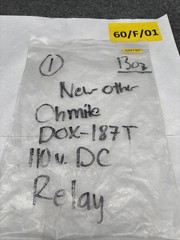 Ohmite DOX-187T 110VDC Relay New