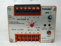 MINILEC MPR-1(Phase Failure+Overload Protection Relay)