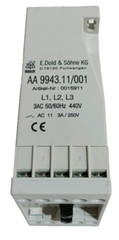 E. Dold & Sons KG AA9943.11/001 Under voltage Relay 3AC 400V Varmeter New