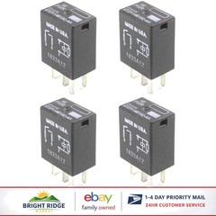 Automotive Relay Set, 4 Pieces with 12V Coil Voltage for Reliable Performance