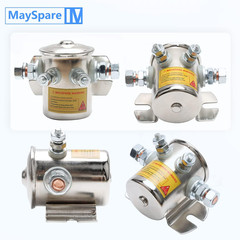 Upgrade Max 300A Peak Instant Current 12 Volt Solenoid Nickel-Plating for Golf C