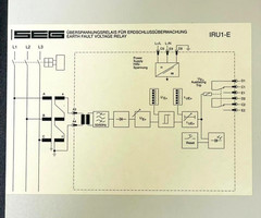 SEG IRU1-E2HD Earth Fault Voltage Relay
