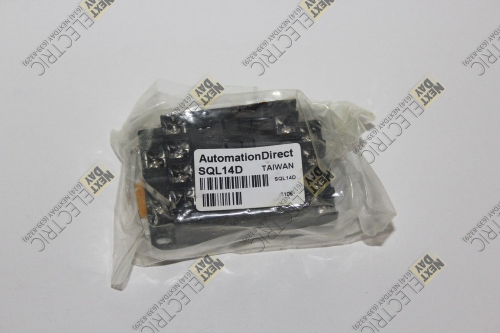 Automation Direct, SQL14D, Relay Base Mount DIN Rail