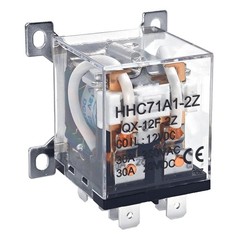 JQX-12F-2Z High Power Relay (Pack of 2) – 8 Pin DC 12V Coil Voltages 30A DPDT, 2