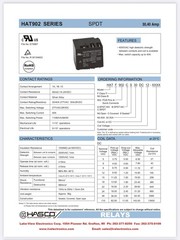 HASCO HAT902CSDC24 RELAY 50/60HZ 40 Amp 120VAC 1HP/30A 277VAC 1HP 28VDC SPDT