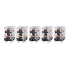5 pcs DC 24V Coil Power Relay 8 pin Replacement for Omron MY2NJ MY2N-J