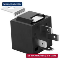2 Pack JD1912 Car Relay, 12V 40A, 4 Pins SPST, Automotive Switches and Starters,