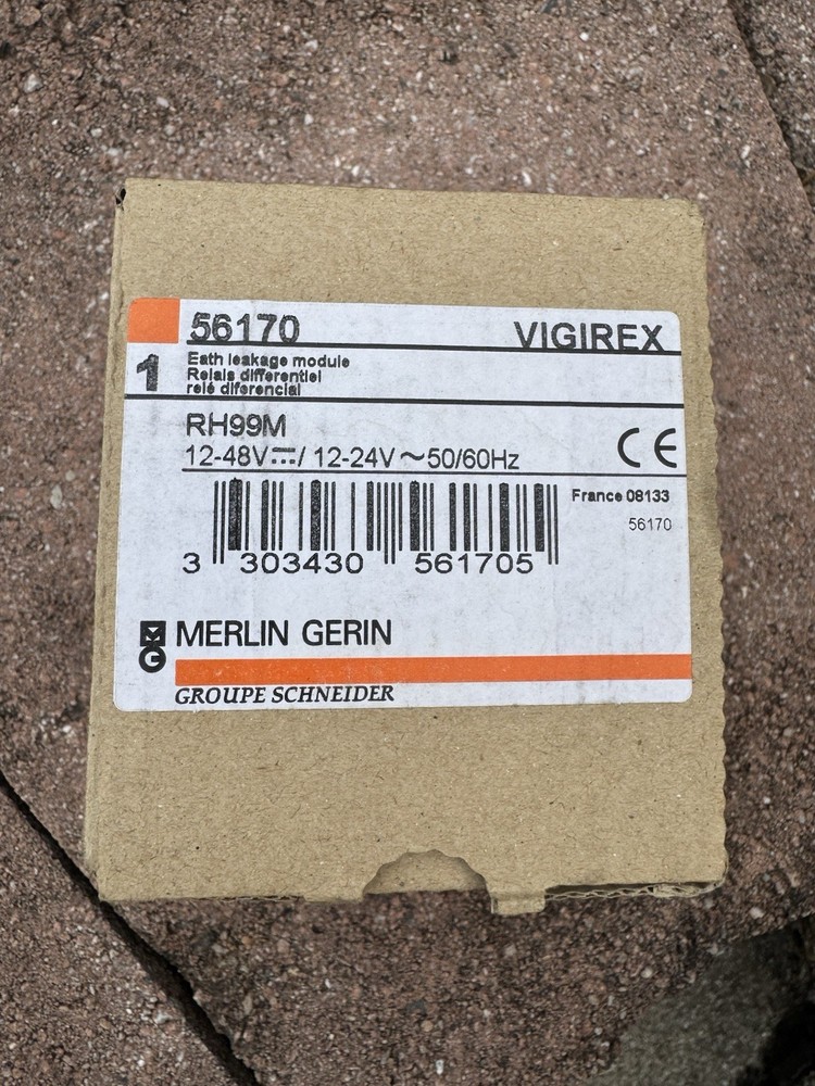 Vigirex 56170 Merlin Gerin RH99M Differential Relay w/ Sensor 50-60Hz
