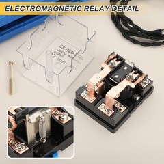AC110V 120A Electromagnetic Relay, High Power Relay DPDT 2NO 2NC 8 Terminals …