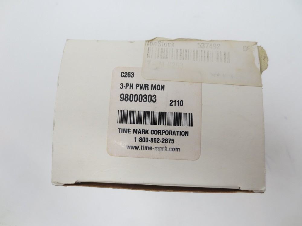 Time Mark Corporation C263 3-PH Power Monitor 98000303 4107
