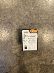 55.33.8.120.0010 Finder Plug-In Relay, 3PDT 10A, 120V AC coil, AgNi, Test Button