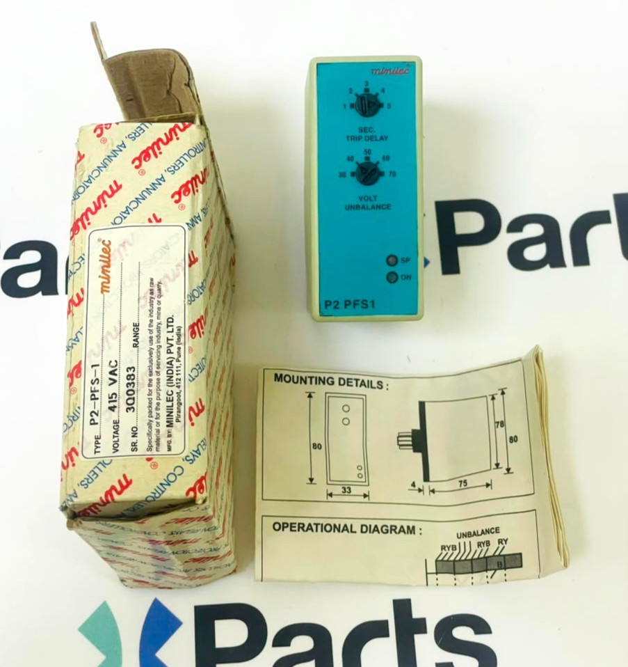 Minilec P2-PFS-1 Phase Failure Relay 415VAC