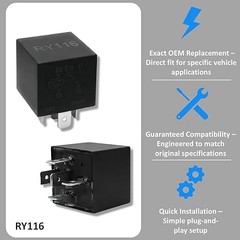 RY116 Relay – Vehicle-Specific Replacement PartColor: 1 PC