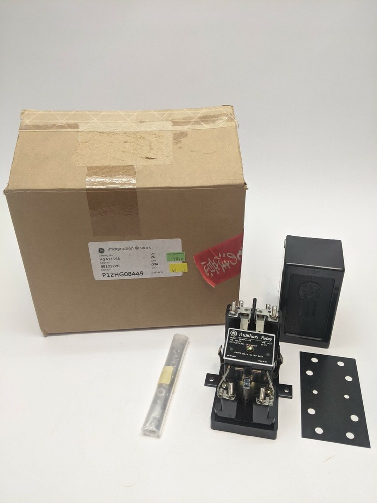 GE HGA111S8 Hinged Armature Single Function Auxiliary Relay
