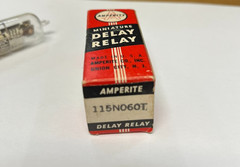 Amperite 115NO60T Time Delay Relay 1-60 Second SPST NO 115V 9 Pin BOX#29