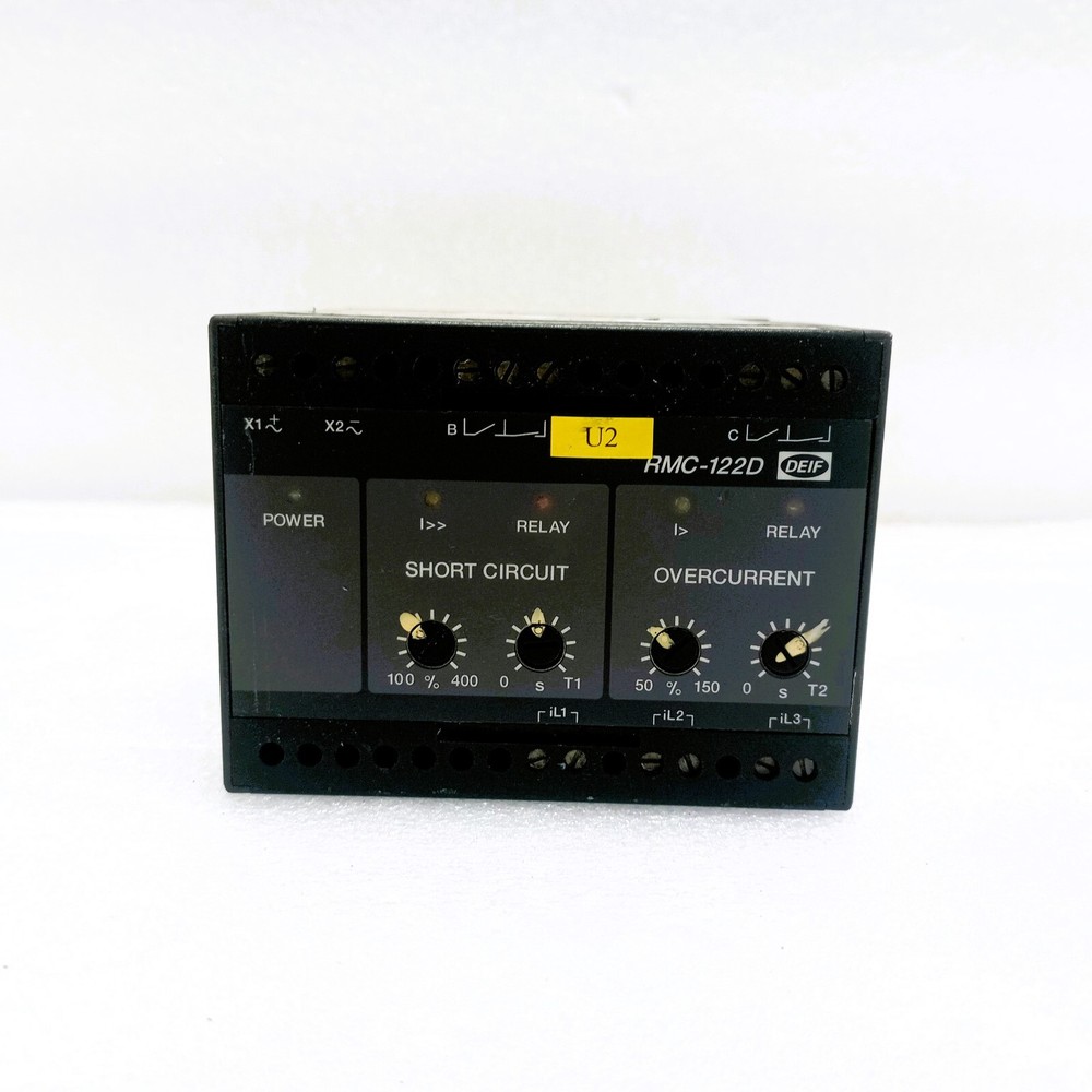 USED DEIF RMC-122D CURRENT RELAY 440V AC