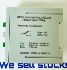 Metess MGD-12 Monophase Voltage Control Relay 140-260V
