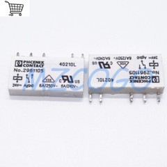 20PCS For Phoenix 2961105 Contact Single Miniature Power Relay 250VAC 5Pin 24VDC