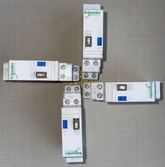 LOT 4 Schneider Electric Acti9 iRLI A9E15535 Changeover Relay 10A 230V DIN NEW
