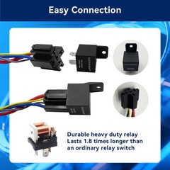 FASTSTORM Electric Fan Relay Kit 60 AMP Waterproof with…
