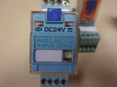 Releco C7-A20 X Relay With Base , Series QR-C 24 VDC , Lot of 4