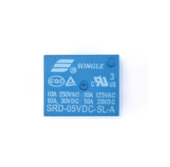 Mini SPDT PCB Power Relay 5 Pin 10A SRD-03V 05V 09V 12V 24V 48VDC-SL-A -SL-C