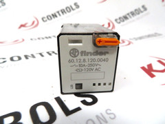 Finder 60.12.8.120.0040 General Purpose Relay DPDT 10A 120VAC Coil AGNI Contact