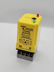Time Mark A257B Power Relay Monitor w Socket 380/480V 3PH Contacts 10A 240V