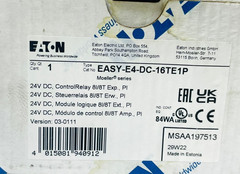 EATON EASY-E4-DC-16TE1P Programmable Control Relay (Without Accessories)