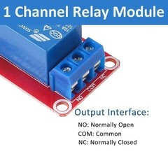4pcs DC 5V Relay Module 1 Channel Switch Board Optocoupler Isol Color: 5V-4pcs