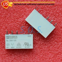 (Pack of 10) 24VDC 6A 250VAC 5-Pin For No.2961105 Phoenix Contact Power Relay