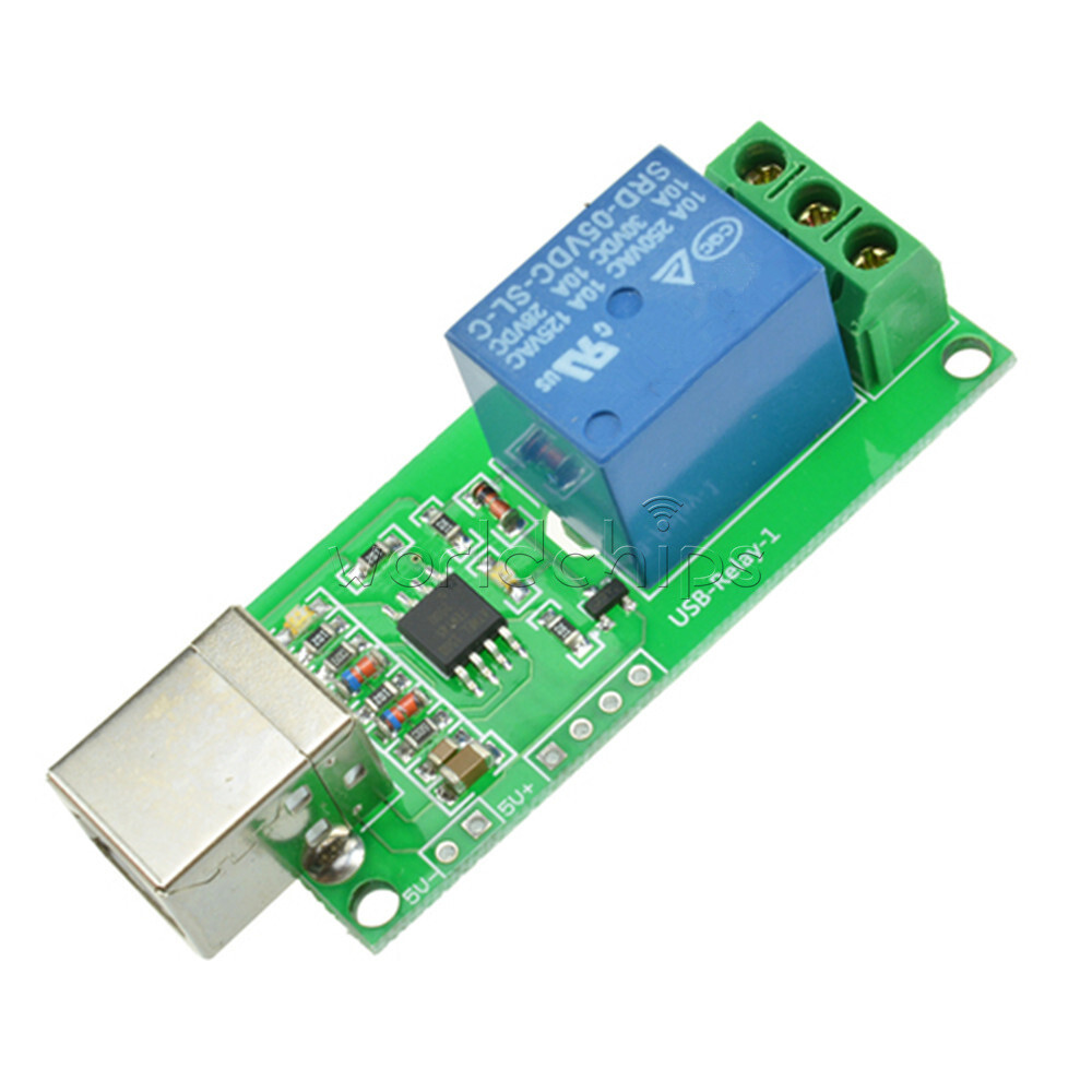 1/2/4/8Ch 5V 12V USB Relay Programmable Computer Control Relay For Smart Home