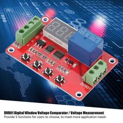 Digital Voltage Comparator, 0.1V Adjustable Window Voltage Monitor with Relay…