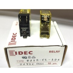 1-piece IDEC RJ1S-CL-A24 relay plug SPDT 12A 24VAC