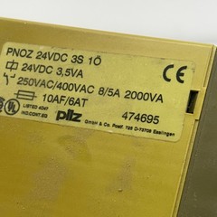 PILZ PNOZ24VDC3S10 SAFETY RELAY 24 VDC 1mods