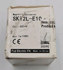 Fuji – SK12L-E10 – Electromechanical Relay – 24 DC Coil – 12A – DIN Rail Mount