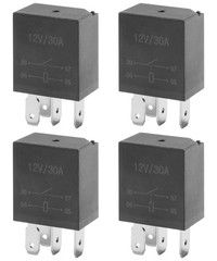 4 Packs 30A Starter Relay,4 Pin 12V,Multi-Purpose Automotive Relay,Automotive…