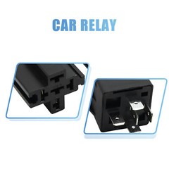 THREE JD-2912 5 Pin DC 48V 40A Universal Car Fuse Relay Switch Power w/Harness
