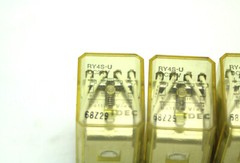 Lot Of 4 IDEC RY4S-U General Purpose Relay 24VDC 5A 4PDT Used