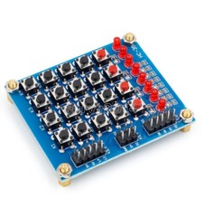 4×4 Keypad matrix keyboard buttons LED Marquee Independent keyboard Smart car F