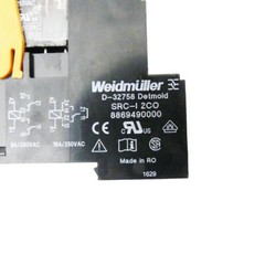 WEIDMÜLLER SRC-I 2CO relay socket 8869490000 + RCI484AC4 8870320000 -unused-