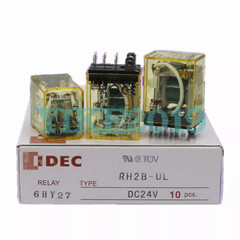 10PCS/BOX REPLACE FOR IDEC RH2B-UL DC24V 8-pin Intermediate relay without base