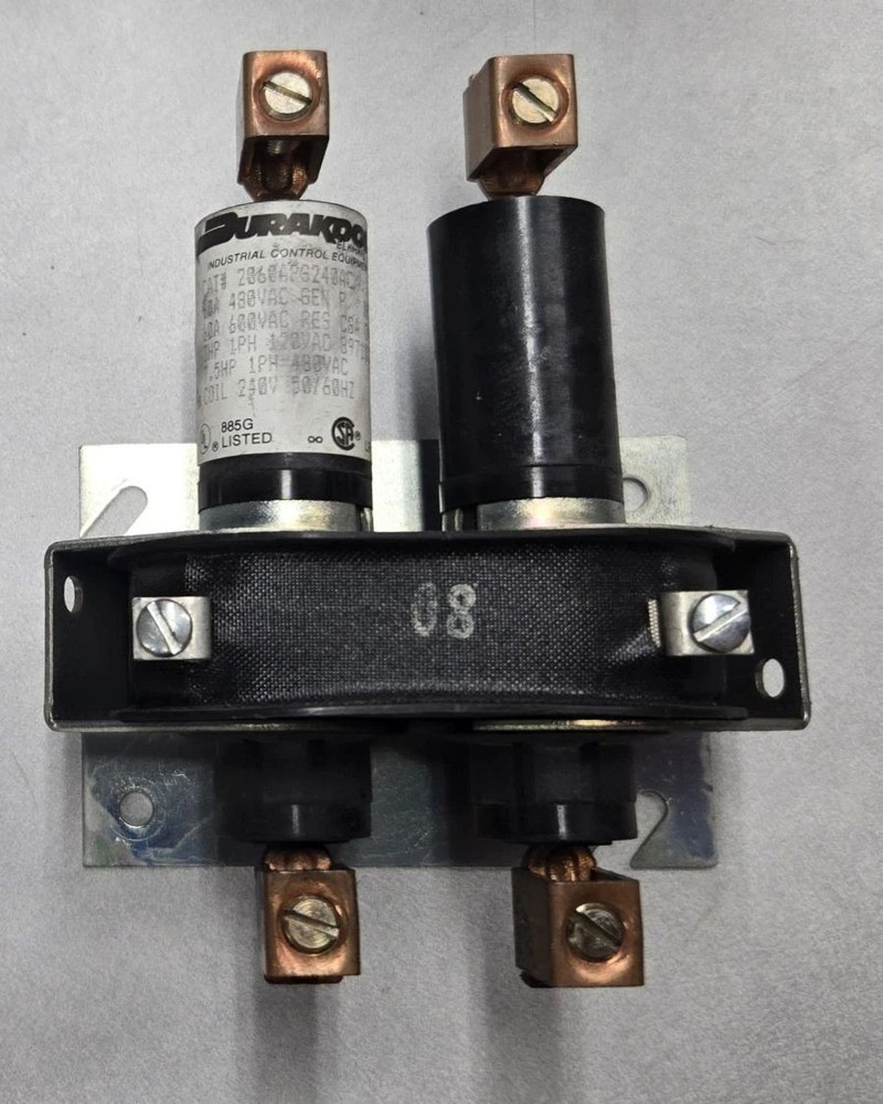 Durakool 2060APS240AC – 240VAC coil – 60A – 480VAC Relay Contactor