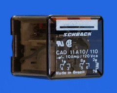 TE Connectivity (TE) Schrack 8 pin Relay CAD 11A10/110 to 120 VAC Coil DPDT NEW