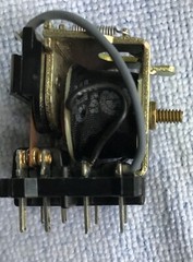 CDE 302A10-12 RELAY 2 PDT 12VAC 8-Blade 24 ohm 10A 1/4Hp
