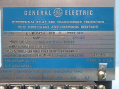 GE 12STD15C5A Rev B Differential Relay Transformer Protection Relay Type STD 5A